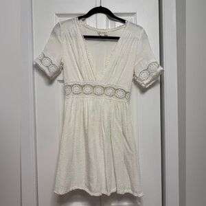 Pointelle Lace Dress